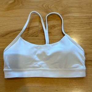 Lululemon Power Y bra white size 6